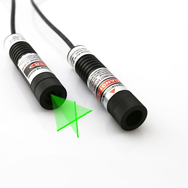 515nm green cross line laser module