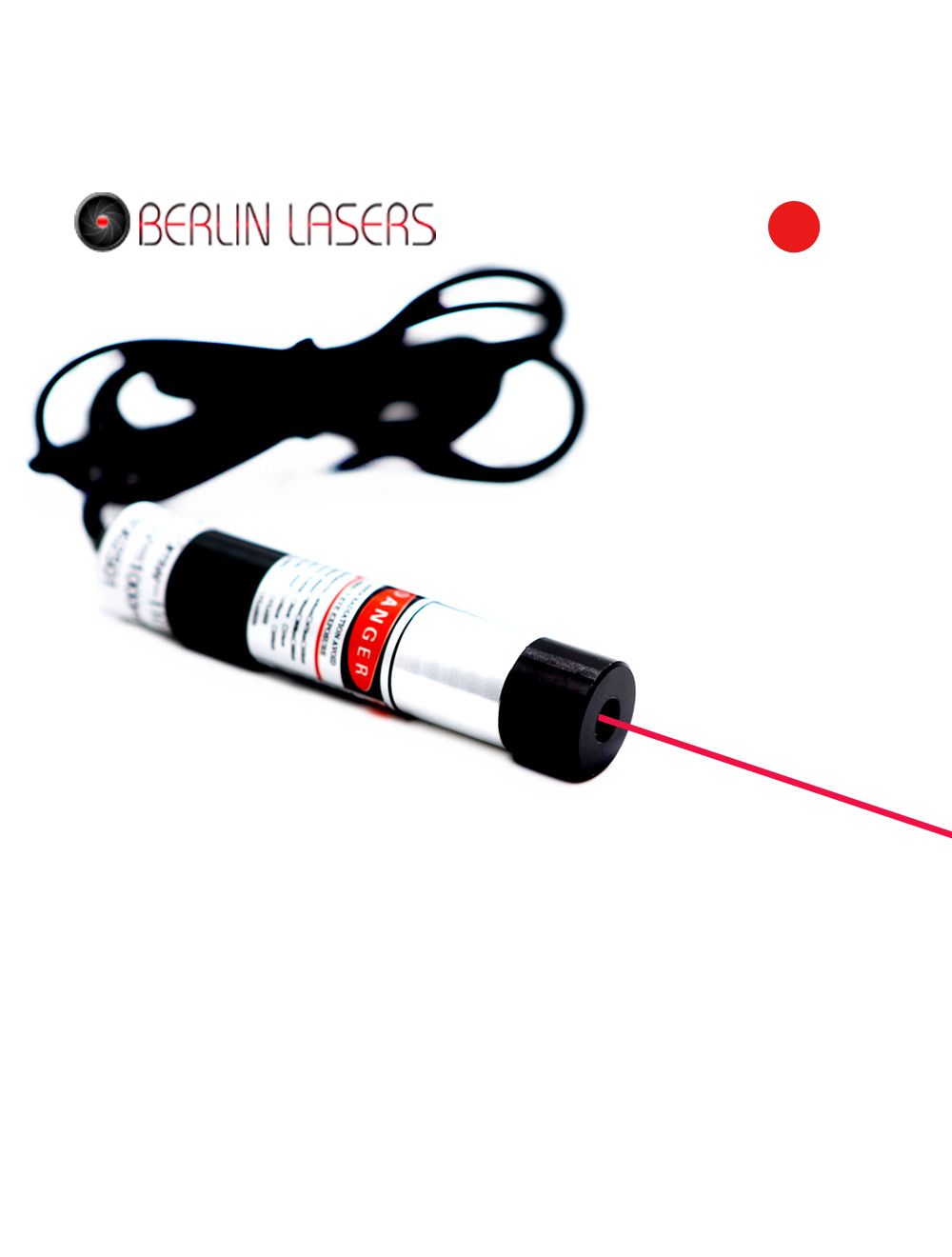 Red Dot Emitting Adjustable Focus Lens 685nm 5mW 10mW 20mW 30mW 80mW 100mW Red Laser Diode Modules | Berlinlasers