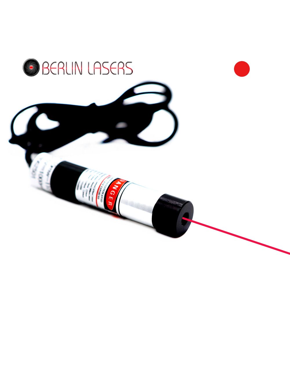 Crystal Red Laser Pointer 5mw - 100mW