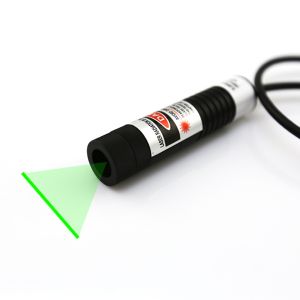 uniform and focusable green line laser module
