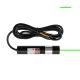 TTL modulation adjustable focus 532nm green line laser module