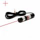 TTL modulation adjustable focus 635nm red cross line laser module