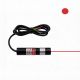 TTL modulation focusable 650nm red laser diode module