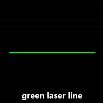 Ligne laser verte
