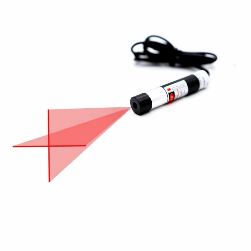 What is a red laser module used for?