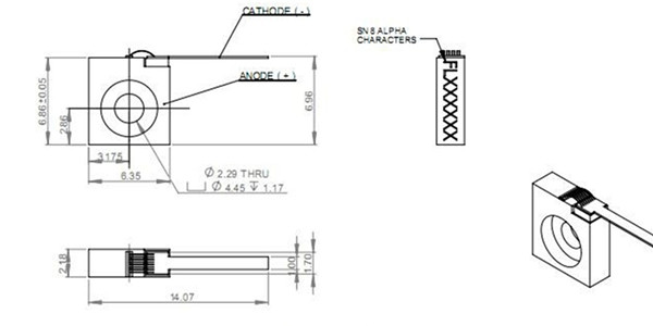 C-mount package 965nm MM laser diode