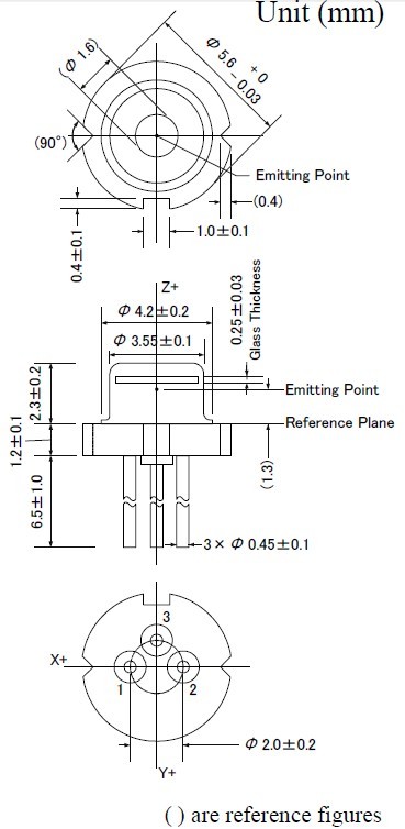 TO-18 Package 637nm SM laser diode