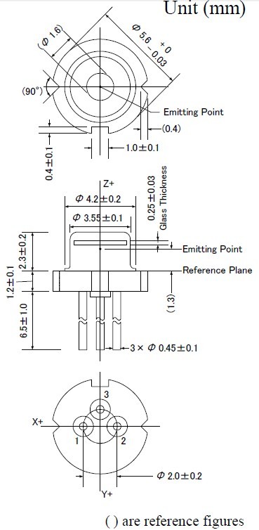 TO-18 Paquete 637nm diodo láser monomodo